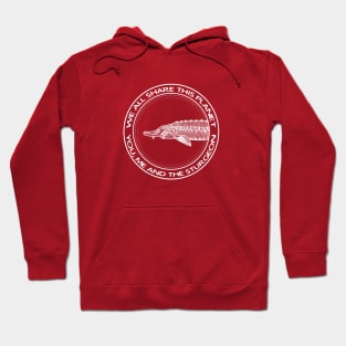 Sturgeon - We All Share This Planet - fish design for animal lovers Hoodie